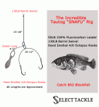 4 Snafu Blackfish Tautog rigs